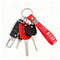 2026 Trending Greek Letters DST Silicone Key Chain Rubber Bracelet Silicon Key Ring