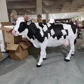 Support OEM 4 5 6 ft Real Cow Statue for Sale/ Europe  Cows Garden Figures Sculpture/ Garden Farm Cattle Cow Props