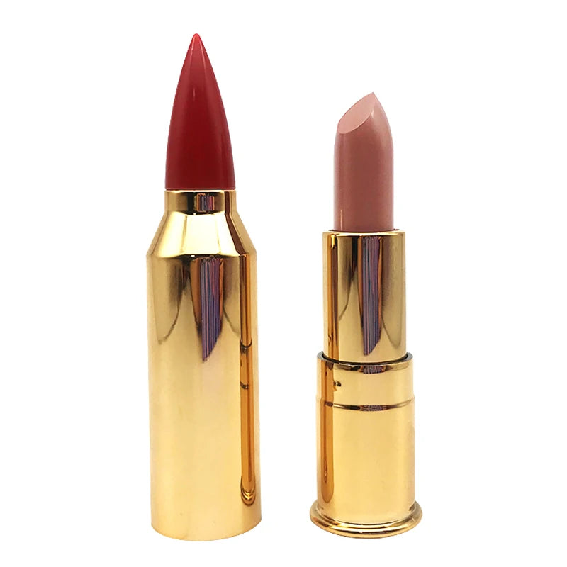 Custom High Pigment Vegan Lipstick USA Made Nude Matte Bullet Lipstick with Mineral Ingredients