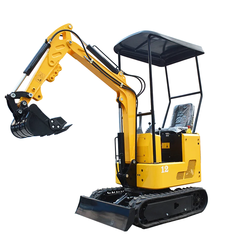 China cheap price  free shipping 1.2 ton mini excavator mini excavator  diesel  mini digger