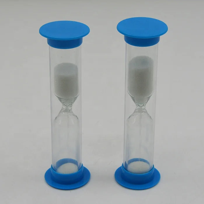 Plastic Sand Timer Blue Color 1 Minute Sand Timer Hourglass