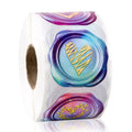 Creative Lacquer Series Roll Label Adhesive Label Sticker Universal Love Seal Adhesive