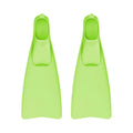 Adults & Kids Swimming & Diving Fin Long Blade Silicone Rubber & TPR Flippers for Free Diving & Training
