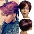 Lidemei Straight Natural Wave Brazilian Virgin Hair Wave Short Pixie Cut Wig Perruque Pixie Cut Wig Human Hair Wigs