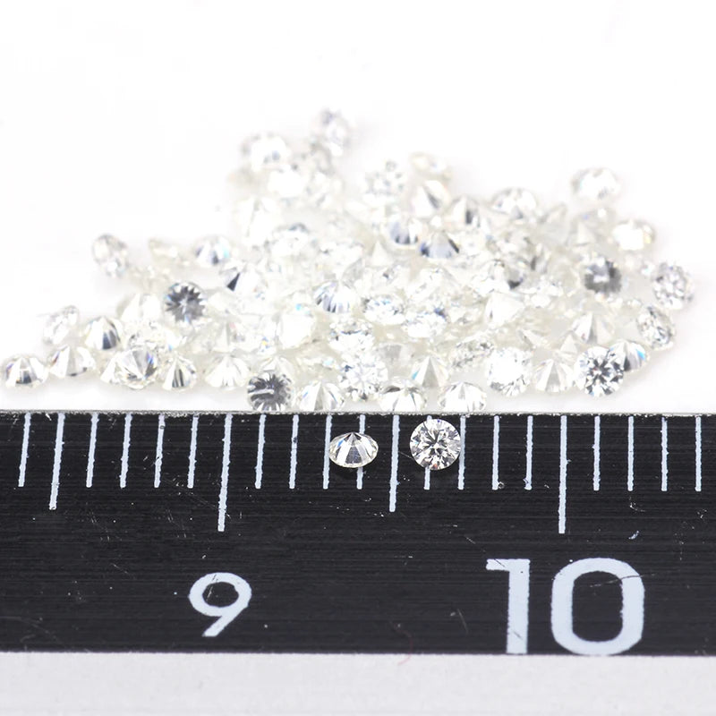 Wholesale 0. 8-2.9mm Round Shape Melee Moissanite D/VVS Loose Moissanite Gemstone for Mosinite Diamonds Watch