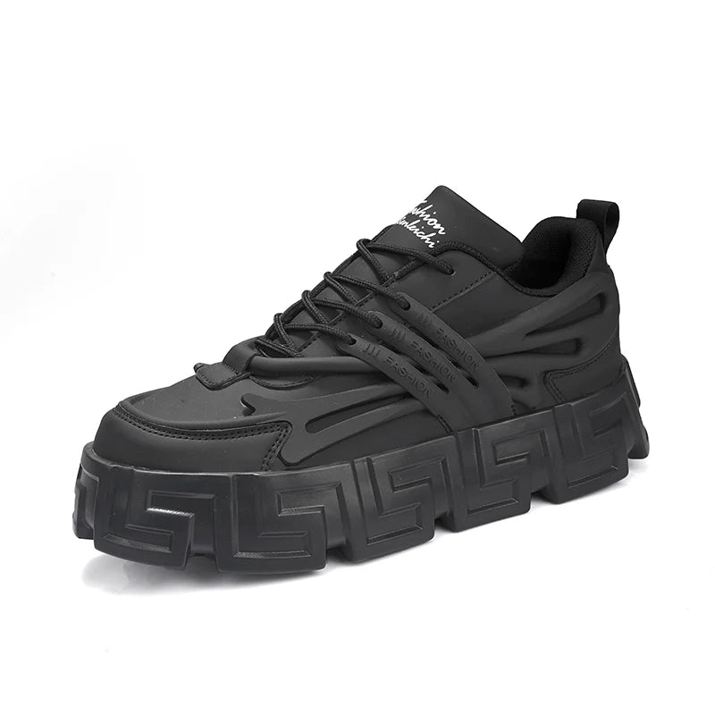 Greatshoe Black Footwear Men Shoes Walking Casual Sport Shoes Unisexes Sneakers