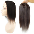 AU Popular 100% Human Hair Pieces Invisible Machine Made Silk Base Women Topper Wholesale PVC Bag Chinese Hair Straight LONGFOR