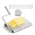 Multi Function Household Kitchen Tool Ham Cheese Cutter Stainless Steel Manual Cheese Slicer Cheese Tools with Cutting Wires