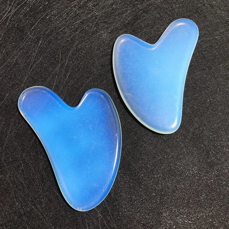 HY Natural Opalite gua sha heart gua sha body massage