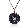 Super Star Scalar Energy Quantum Pendant with CZ Diamond Gift for Children Featuring Negative Ion Card
