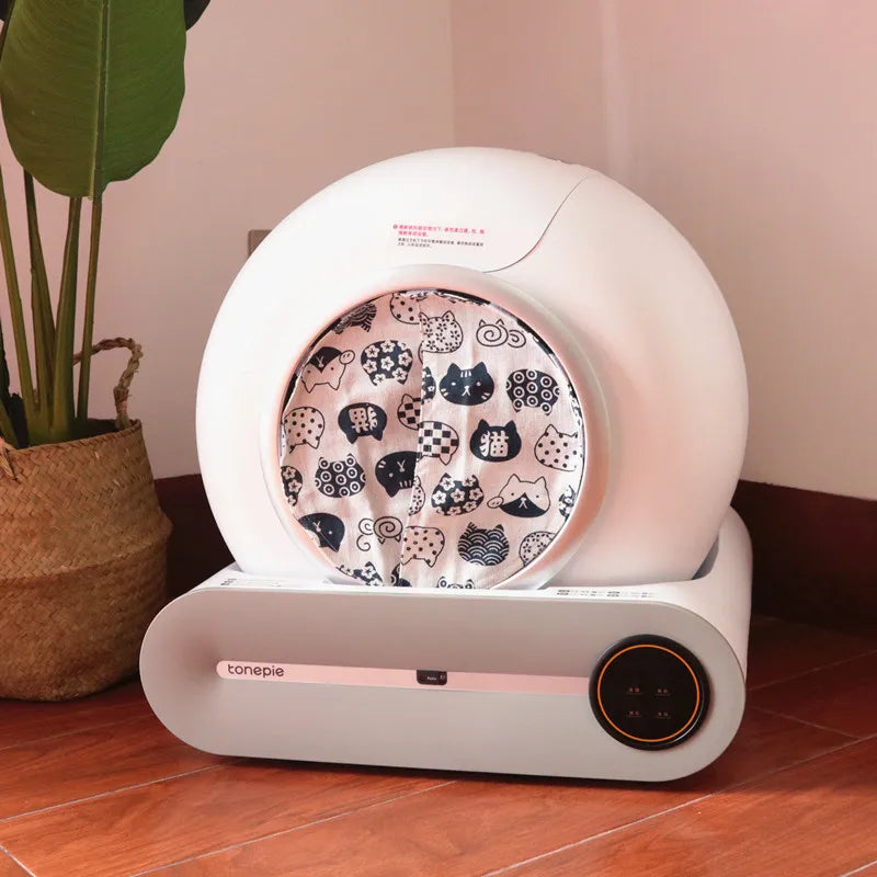 Cat Litter Box Odor Proof Dust-proof Cartoon Door Curtain Matching Curtains Pet Products for TONEPIE Automatic Self-cleaning Box