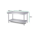 2024 Hot Sale New Modern Style Stainless Steel Worktable Customization Commercial Restaurant Kitchen Prep Workbench