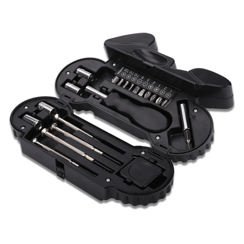 New Arrival 21 in 1 Household DIY Repair Tool Kit Screwdriver Set with Led Light