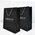 Custom Luxury Gift Paper Bag With Rope Handle Shopping Paper Bags for Jewelry Soft Color Paper Bag