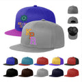 Personalized Custom Logo Embroidered Hip Hop Flat Bill Plain Vintage Gorra Snapback Hat Baseball Cap for Men