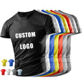 Wholesale Custom Printed Oversize Men's T-Shirt Cotton Polyester O-Neck Crocheted Design for Running Work Casual Wear Logo