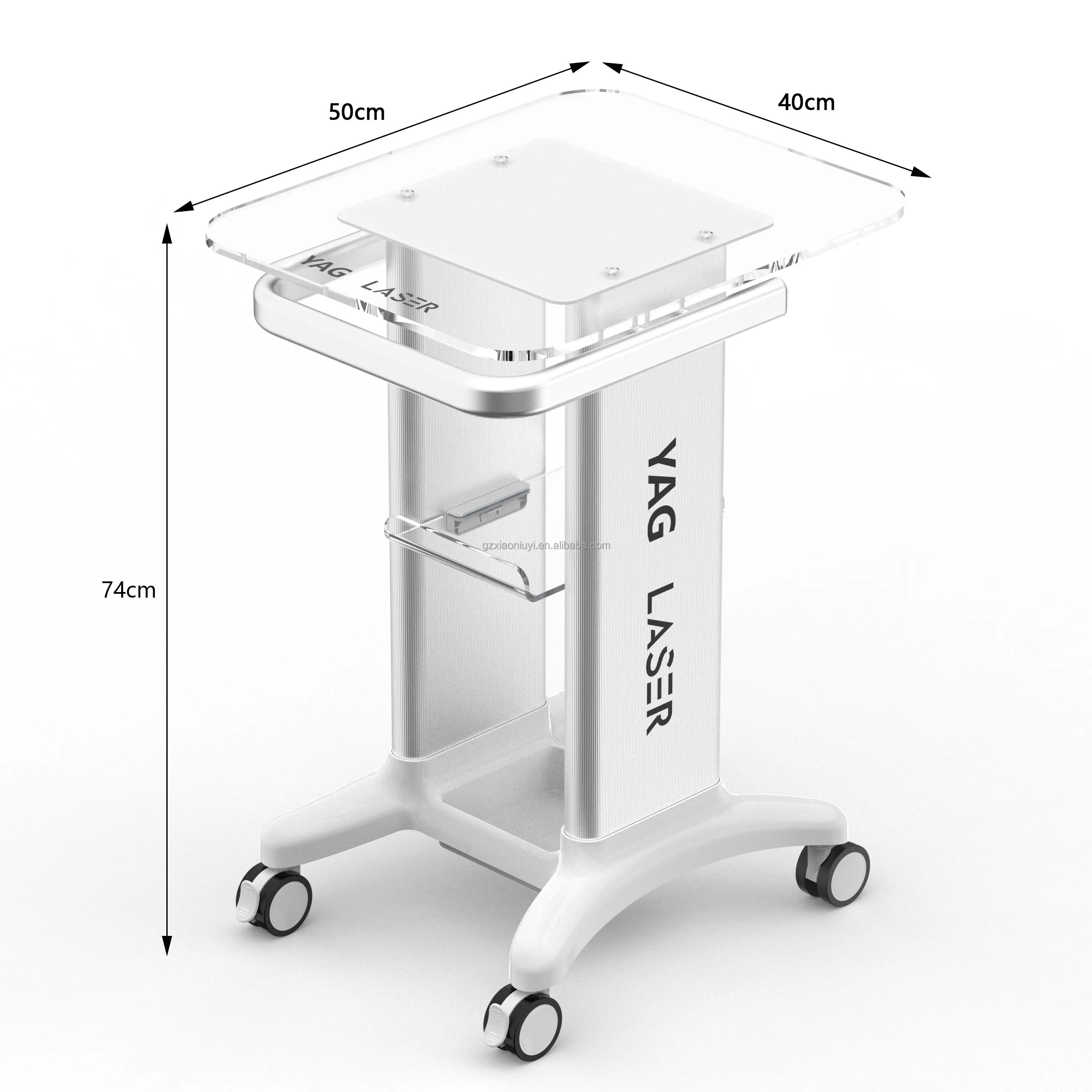 Wholesale Metal Hospital Trolley Cart Liposuction Machine Medical Aesthetic Trolley for Heavy Duty Laser Machine Trolley Cart