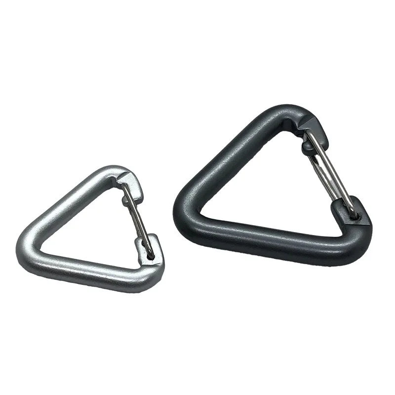 High Quality 3cm Aluminum Alloy Wiregate Snap Triangle Carabiner for Mining & Heavy Industry