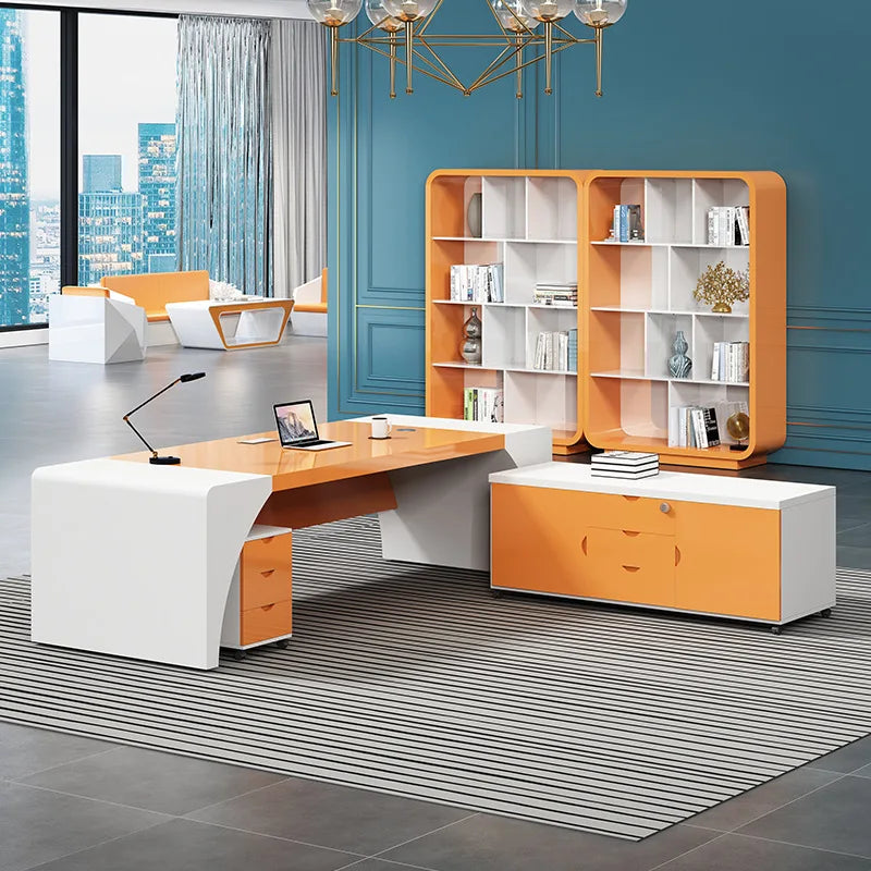 Ceo Durable Office Desk Luxury Furniture Boss Manager Desk Luxury Table Desk Boss for Office Customized Contemporary 3 Years