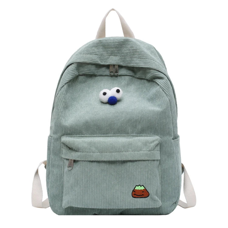 20l Trekking Everyday Plain Color Student Custom Corduroy Animal Print Backpack Ladies