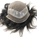 BQ Men's Natural Toupee Wig Alibaba Online Wigs Shop HD IG Remy Hair Indian Hair Grade Toupee Lace