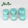 Hot Selling 10g Ready Stock Green Acrylic Skin Care Lotion Jar Small Container Cosmetic Packaging