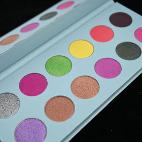 Make Your Own Logo Eyeshadow Custom Makeup Eye Shadow Palette Private Label Matte Shimmer Vegan Eyeshadow Palette