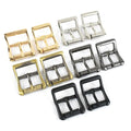 Deepeel KY709 20/25mm Luggage Belt Hardware Accessories Leather Bag Strap Adjustable Slides Pin Buckles