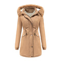 Fashion Autumn and Winter New Warm Jacket Detachable Hat Big Fur Collar Coat 2025 Winter Clothing