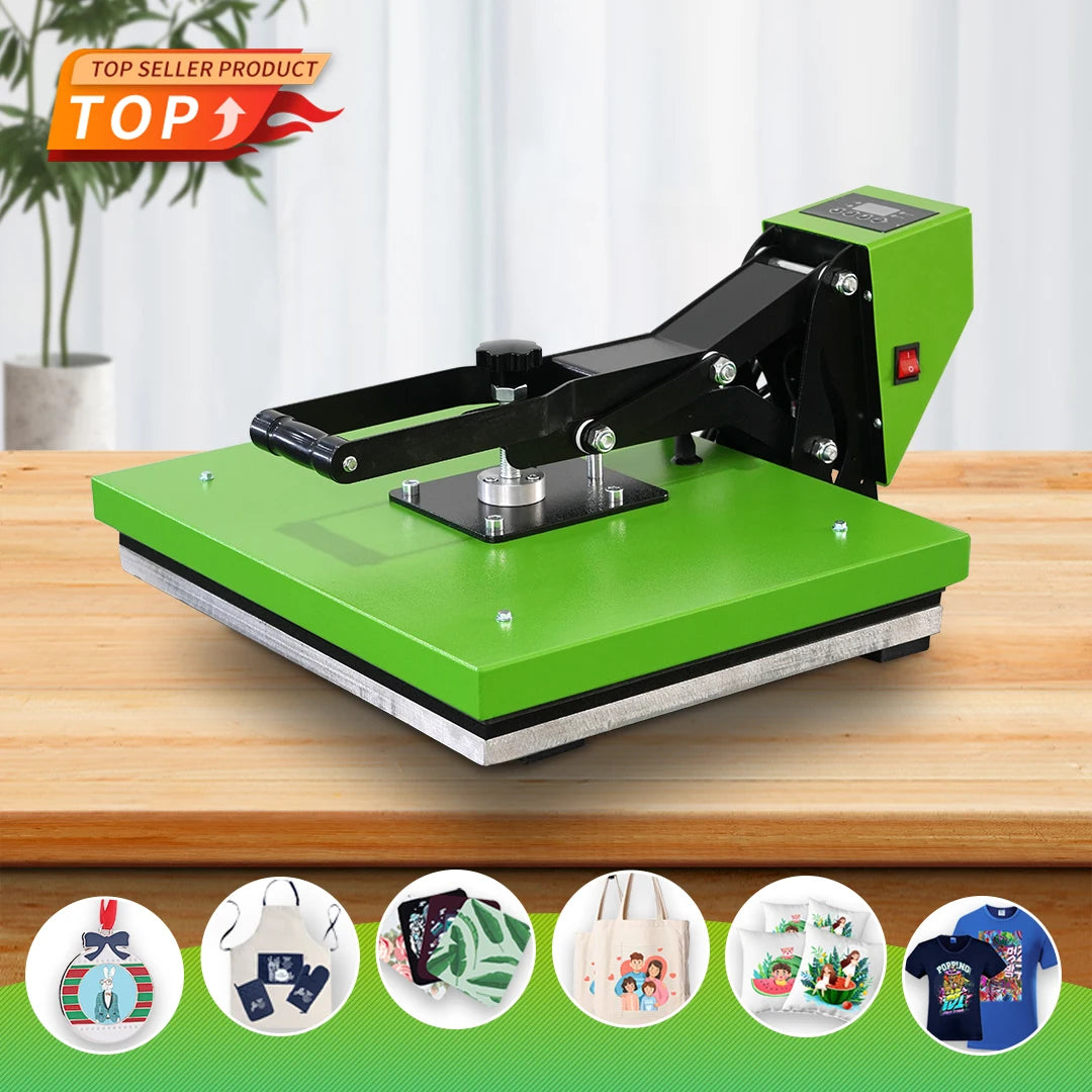 Digital Heat Presstransfer Heat Press Machine Sublimation with Vinyl Hot Sale 6 In1 16x20 Heat Press Dual 40x60 Cm Manual AUPLEX