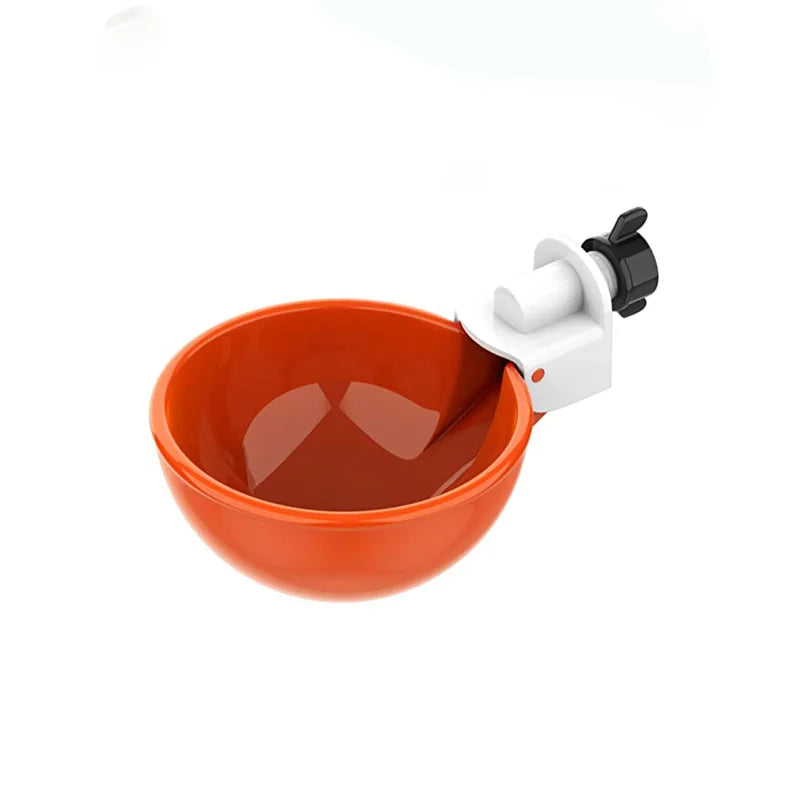 Chicken Watering Cups Automatic Filling Poultry Waterer Bowl Drinker for Chickens