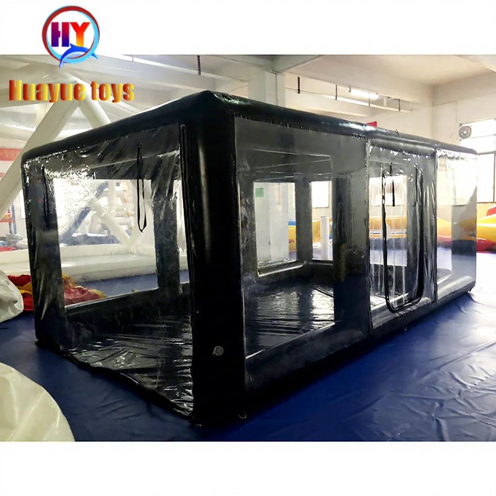 Huayue Toys Hot Sale Inflatable Garage Car Garage Tent Carport Garage Inflatable Paint Booth Car Cover