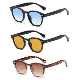 Wholesale Casual Fashion Colored Lenses Shades HD UV400 Driving Sun Glasses Square Blue Light Blocking Sunglasses for Women