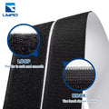 Black Nylon Adhesive Hook Loop Tape Heavy Duty With Backing Strong Back Adhesive Fasten Mounting Straps for Home or Office Use