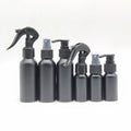 High Quality 1oz 2 oz 3oz 4oz 200ml 250ml Luxury Matte Black Cosmetic Aluminum Spray Fine Mist Bottle with Pump