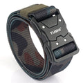 Webbing Factory In-stock Wholesale Camouflage Outdoor Tactical Belt Men'S Canvas Belt Outdoor Training Nylon Tactical Belt Set