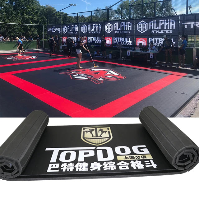 AIDONG Hot Sale Mat Martial Arts Wrestling Puzzle Rollout Training Mats Tatami Mma Dojo Mats
