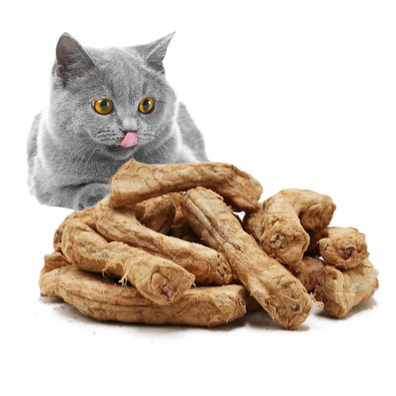 OEM ODM Factory Wholesale freeze dried Chicken neck Pet food snacks chicken flavor cat food cats treats chicken meat