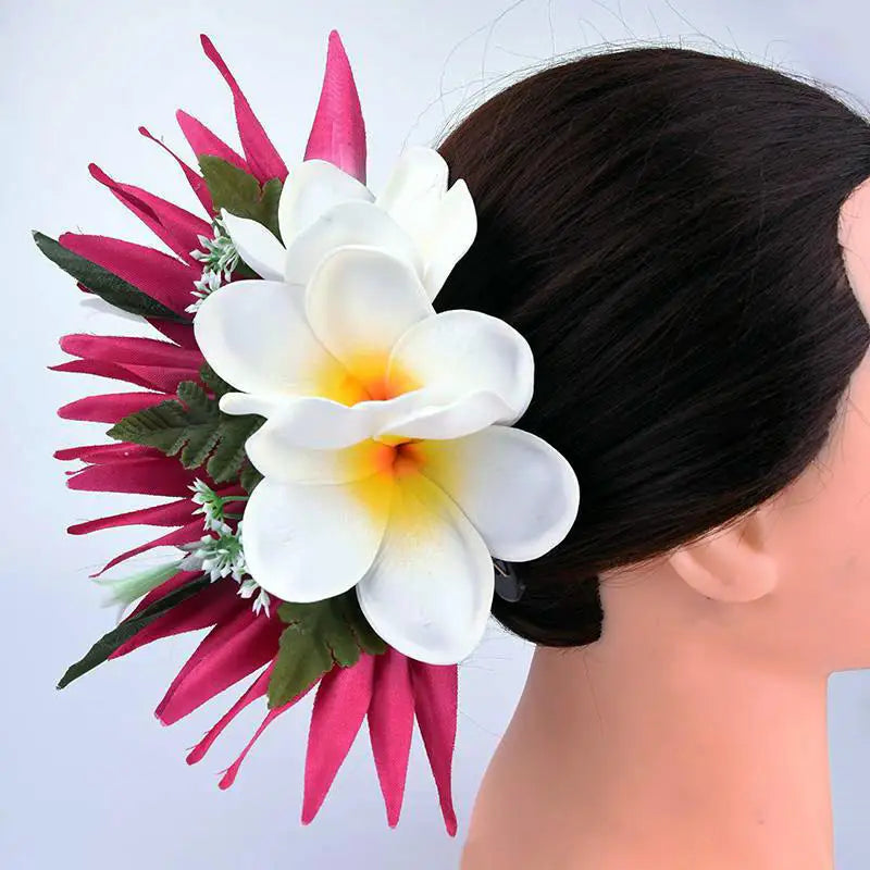 Flower Hair Accessories Oversize Flower Hair Clips Eva Foma Hair Flower for Decoration Fiji Malaysia Party Wedding