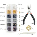 Mixed Multicolor Jump Ring Jewelry Findings Kit Lobster Clasp DIY Jewelry Findings Kit for Jewelry DIY Making MegaBDM