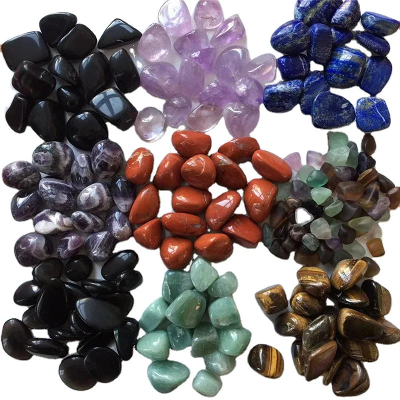 Bulk Wholesale Chakra Crystal Stones Mixed Tumbled Stone Healing Reiki Crystal Tumble Stone for Home Decoration