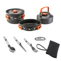 YWSPCE-WC004 Outdoor Folding Camping Pots and Pans Set Camping Cookware