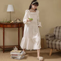 Wholesale New Women's Large Size Long Sleeved Pajamas Medium Length Loose Women's Pajamas