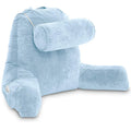 WJ-015 Cheer Collection Custom Logo Memory Foam Armrest Backrest Pillow Soft Short Plush Fabric Nursing TV/Gaming Airplane Hotel