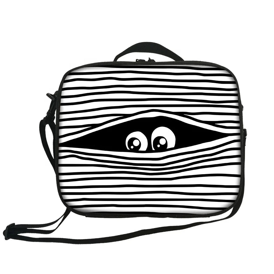 Insulated Reusable Cooler Bag with Custom Printed Logo Eco-Friendly Material Keeps Food Warm/Cool for Picnics