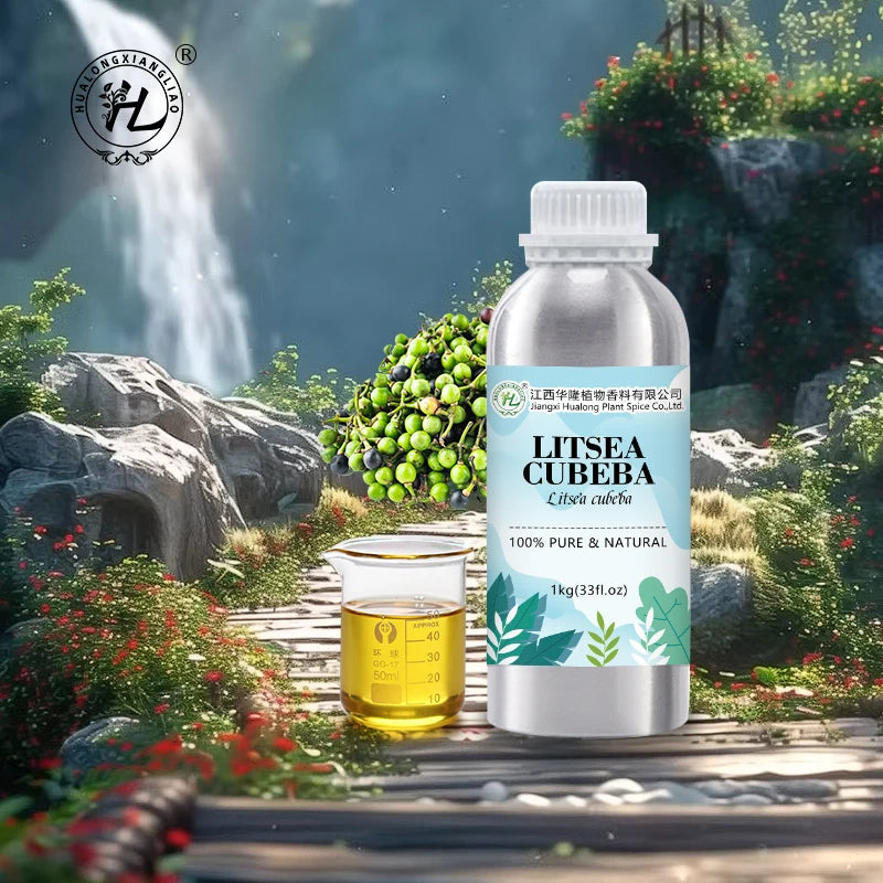Litsea Cubeba (May Chang) Essential Oil for Soap - 100% Pure Natural Chinese Herbal ExtractTherapeutic Grade | Bulk 1kg