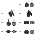 ZOYOSPORTS Cycling Road Bicycle Resin Disc Brake Pads for AVID Hayes ZOOM MAGURA FORMULA Semi-metallic Pads