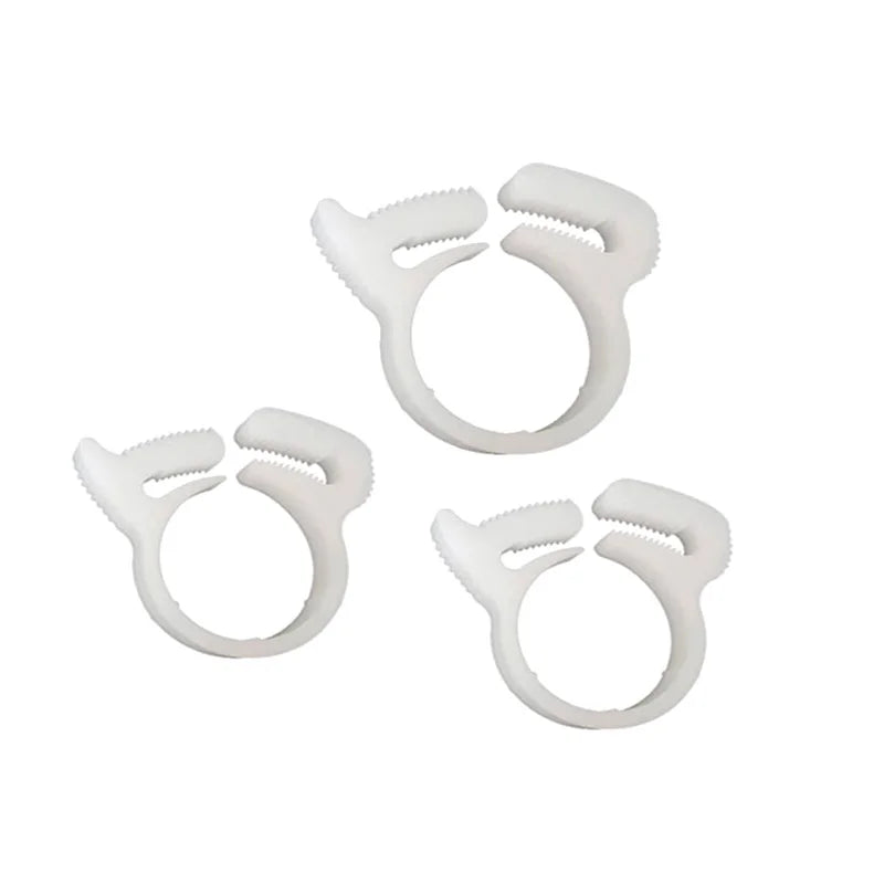 Nylon Plastic Ratcheting Hose Clamp with G Clamp Structure Metric Measurement System