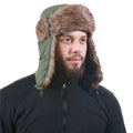 Russian Hat Winter Bomber Soft Faux Fur Waterproof Cap Kids' Character Earflap Hat for Skiing Trapping Aviating