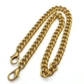Meetee B-C124 9mm Wide Ancient Gold Small Fragrance Series Handbag Strap Accessories Iron Shoulder Bag Chain